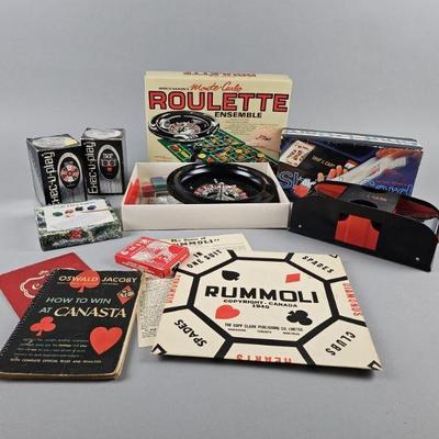 Lot 136 | Vintage Shuf-L-Card Machine, Casino Games & More!