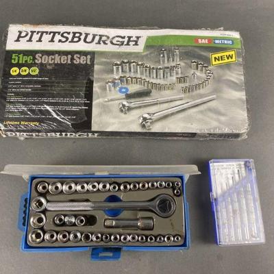 Lot 316 | New Pittsburgh 51pc. Socket Set & More