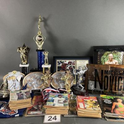 Lot 401 | Sports Magazines, Trophies, Medals & More
