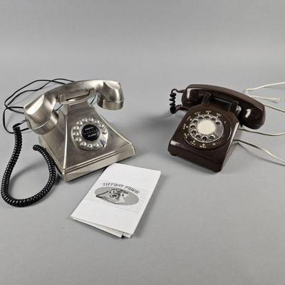 Lot 132 | Vintage Tiffany Phone & Northern Telecom Phone