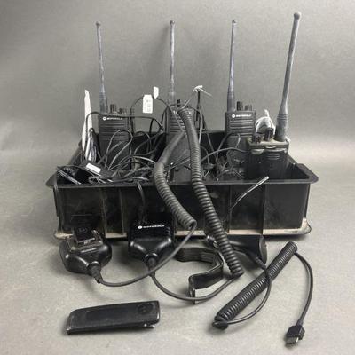 Lot 357 | Motorola RDU4100 Radios with Chargers & More
