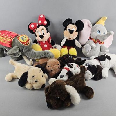 Lot 344 | Vintage Disney & Pound Puppies Plush Toys Lot
