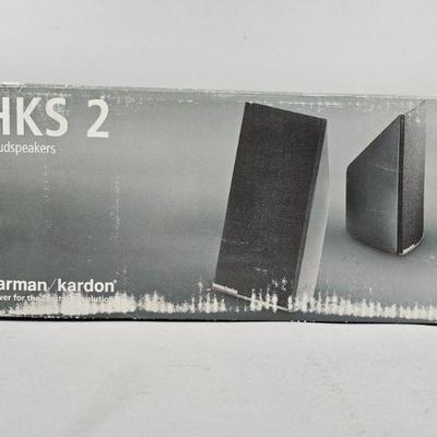Lot 61 | New Harman Kardon HKS 2 Loudspeakers
