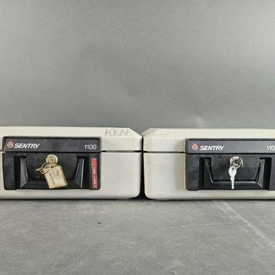 Lot 282 | Two Small Sentry Safes

