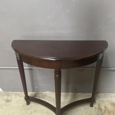 Lot 177 | Vintage Bombay Half Moon Entry Table