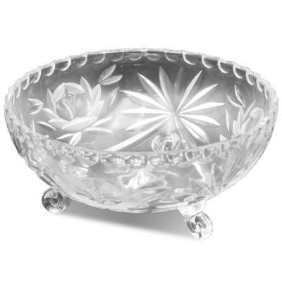 Cut Crystal Footed Bowl