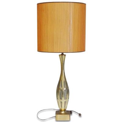 Tony Paul for Westwood Studios Brass 3-Bulb Bowling Pin Lamp