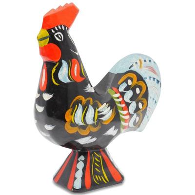 Hand-Painted Swedish Dala Rooster