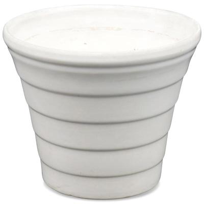 Bauer Short White Vase