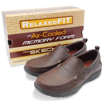 Skechers Relaxed Fit Harper-Forde Dark Brown Loafers Men's Size 11