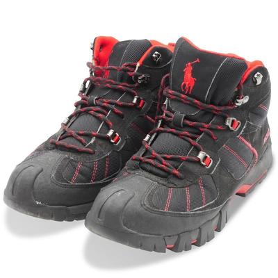 Polo Black/Red Crestmont Hiking Boots Men's Size 11