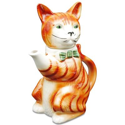 Tony Wood Studio Ginger Cat Teapot