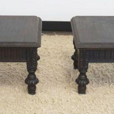 1201	PAIR OF CUSTOM FLOOR STAND WITH 1 DRAWER ON EACH, APPROXIMATELY 30 IN X 20 IN X 15 IN H
