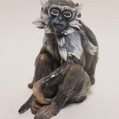 1031	ITALIAN POTTERY IMAGE OF MONKEY, APPROXIMATELY 7 IN HIGH
