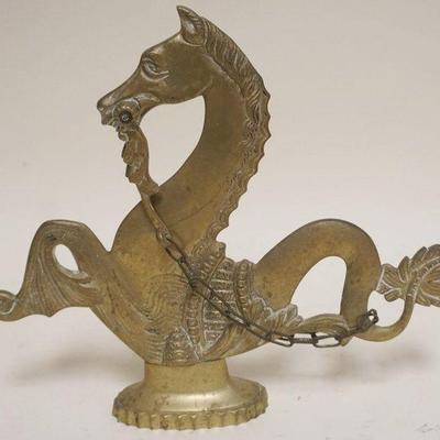 1155	BRASS VENETIAN SEA HORSE, APPROXIMATELY 13 IN X 11 IN H
