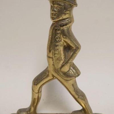 1156	BRASS HESSIAN SOLDIER DOOR STOP, APPROXIMATELY 3 IN X 8 IN X 12 IN H
