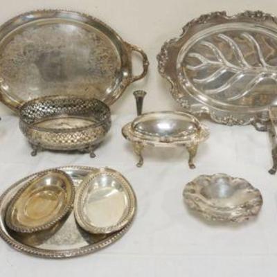1172	GROUP OF ASSORTED SILVER PLATE ITEMS
