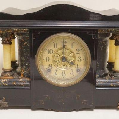1105	SETH THOMAS MANTLE CLOCK, APPROXIMATELY 16 IN X 7 IN X 12 IN
