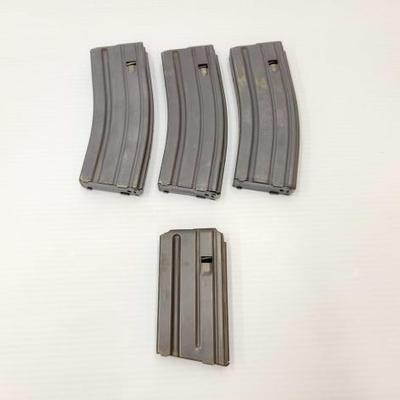 #1615 • (4) 5.56mm 30rd & .223 20rd Magazines
