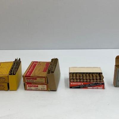 #1458 • 103 Rounds of SR-20 and 6.5X55 Ammo
