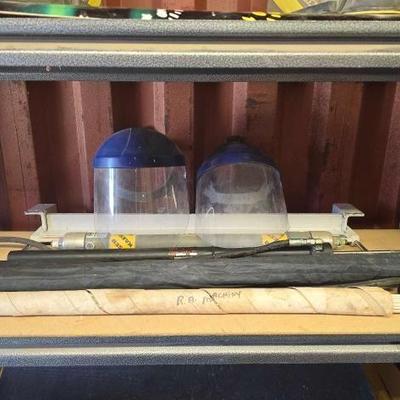 #6032 • (2) 3M Faceshields, Kaeser Compressor Membrane Air Dryer, HPI Cylinder Hydraulic Pneumatic and More
