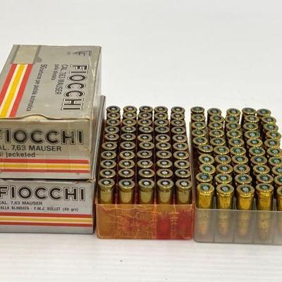 #1460 • 100 Rounds of 7.63 Mauser Ammo

