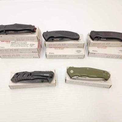 #1802 • (13) Bear Edge Pocket Knives
