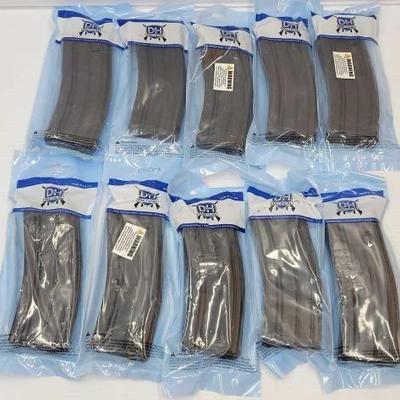 #1696 • (10) D&H Tactical. 223/5.56 30rd Aluminum Magazines
