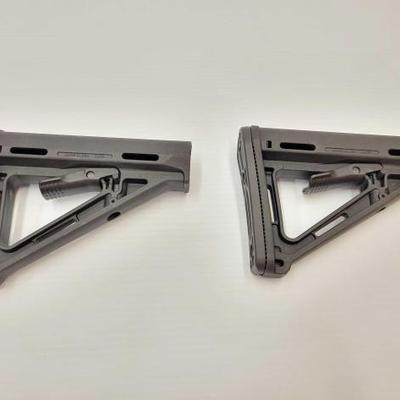 #1764 • (2) Magpul MOE AR-15/M16 Carbine Mil-Spec Stock
