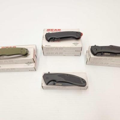 #1804 • (10) Bear Edge Pocket Knives
