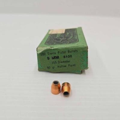#1984 • Approx (100) 9mm Bullets
