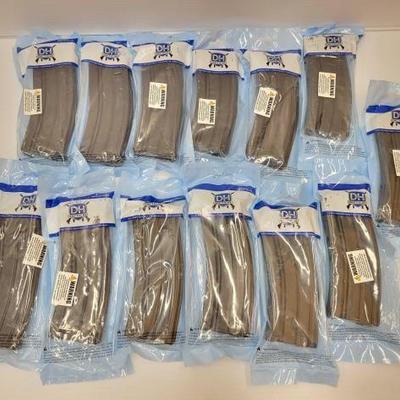 #1699 • (13) D&H Tactical. 223/5.56 30rd Aluminum Magazines

