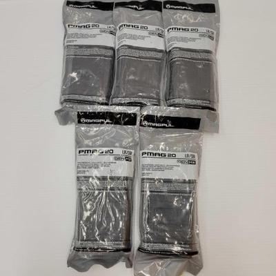 #1681 • (5) Magpul PMAG 20 LR/SR Gen M3 7.62x51 Nato/.308win 20rd Magazines
