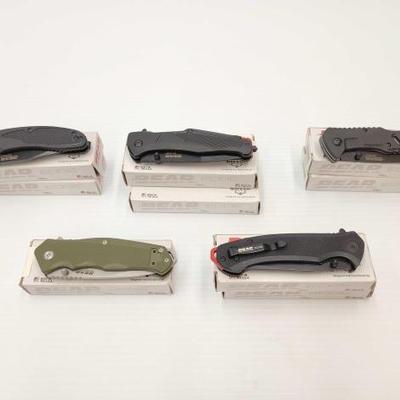 #1806 • (10) Bear Edge Pocket Knives
