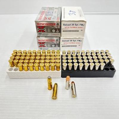 #1414 • 199 Rounds of .38spl Ammo
