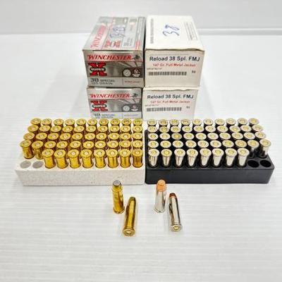#1414 • 99 Rounds of .38spl Ammo
