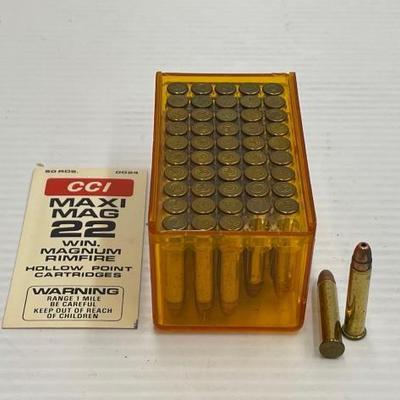 #1440 • 50 Rounds of CCI .22 Win Mag Ammo
