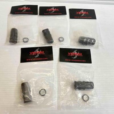 #1864 • NEW!!! (5) Venom DD Muzzle Breaks
