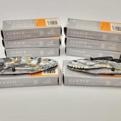#1814 • (8) Gerber Mini-Remix Pocket Knives
