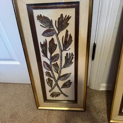 Yolande 4 seasons vintage metal art Winter