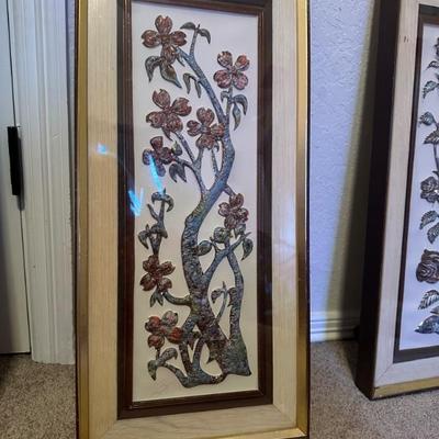 Yolande 4 seasons vintage metal art Spring