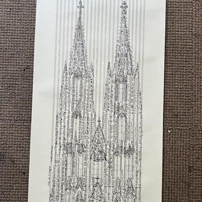 MPS097- Ode To Cologne Cathedral Poster