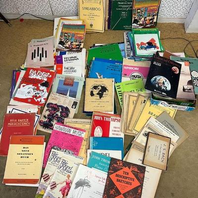 MPS138- Various Vintage Musical Sheet Books