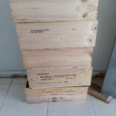MPS156- Wooden Wine Crates 