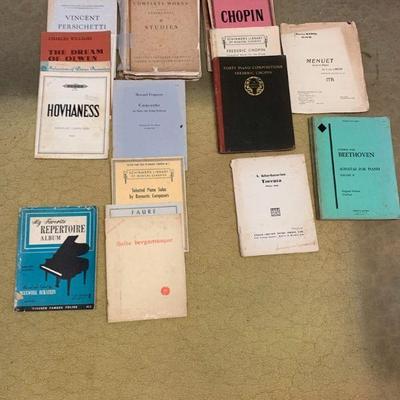MPS054 Assorted Piano Sheet Music V