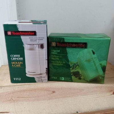 MPS161- Toastmaster Coffee Grinder & Toastmaster 5 Speed Mixer