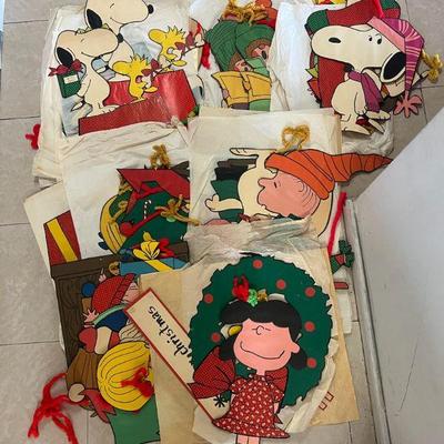 MPS163- Large Assorted Christmas Themed Peanut Character Cut Outs 