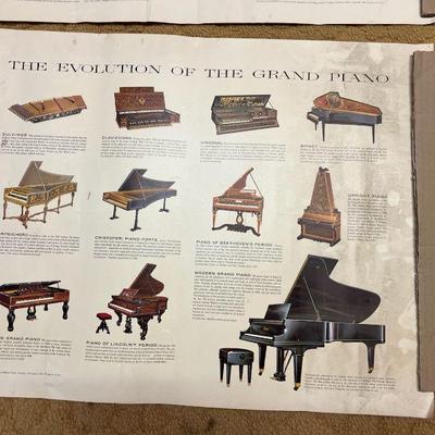 MPS137- (2) The Baldwin Piano Company Posters 