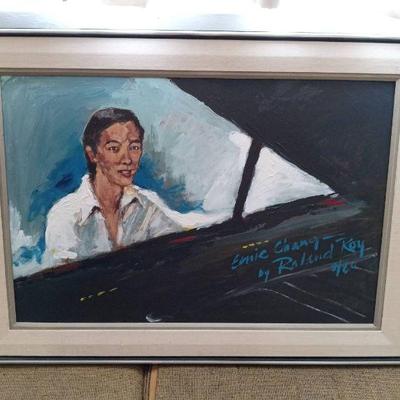 MPS171- Original Painting On Board By Roland Roi