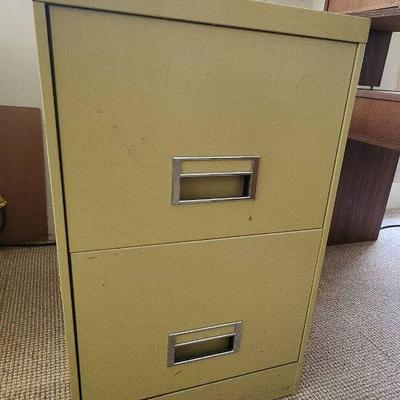 MPS034 - Two-Drawer Metal File Cabinet 